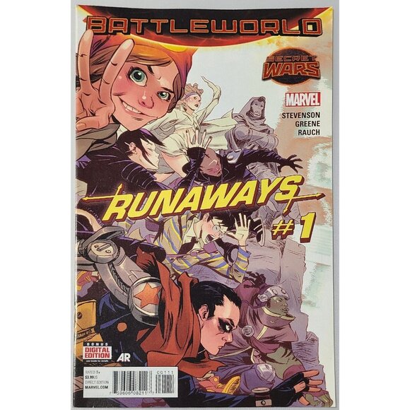 Marvel Other - Runaways 1 Marvel Comics 2015 FN/VF Sanford Greene Cover A Battleworld